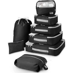 8 Set Packing Cubes for Travel, Luggage Organizer Bags Travel Accessories Travel